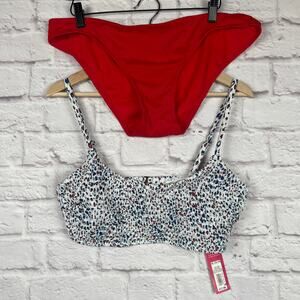 J4523 Xhilaration Swimwear 2pc set size XL